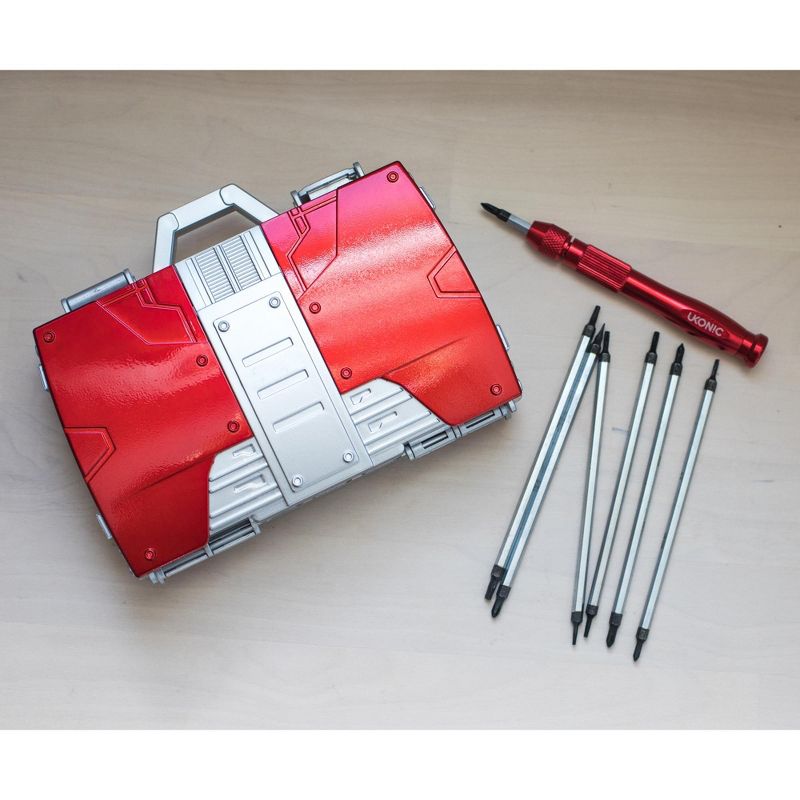 Robe Factory LLC Marvel Iron Man 2 Replica Briefcase 7-Piece Screwdriver Set Tool Kit