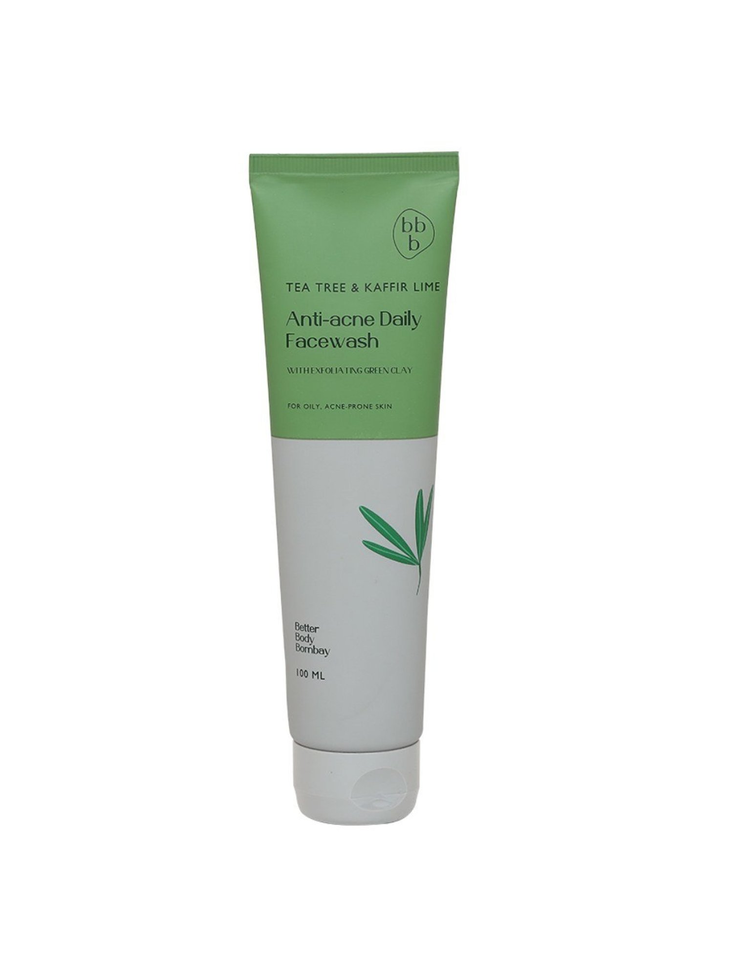 bbb Better Body Bombay Tea Tree & Kaffir Lime Anti-Acne Daily Face Wash - 100 ml