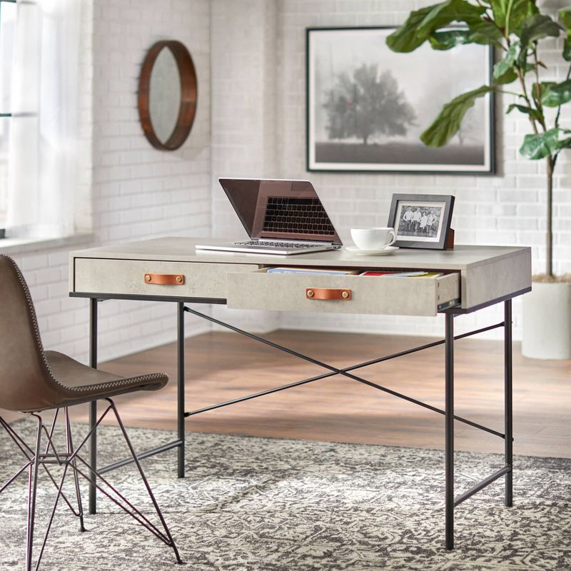 Augusta Vintage Desk Gray - Buylateral
