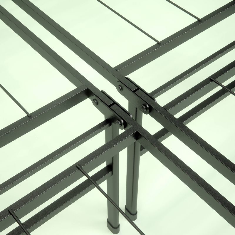 16" Twin XL Gene Smartbase Mattress Foundation Black - Zinus