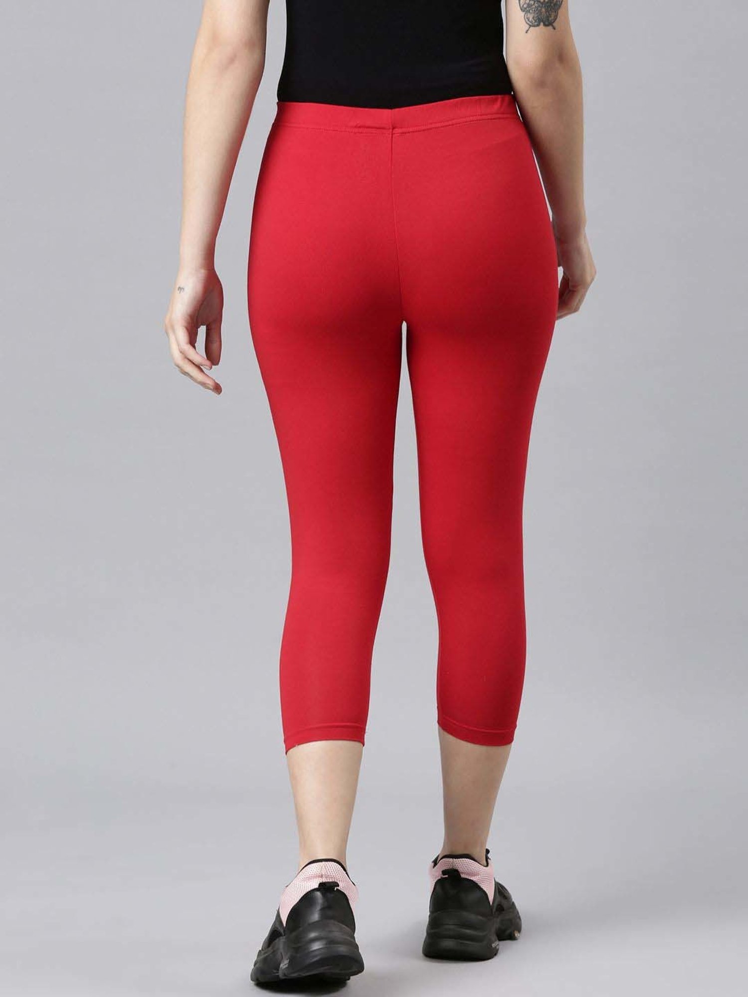 Dixcy Slimz Red Mid Rise Leggings