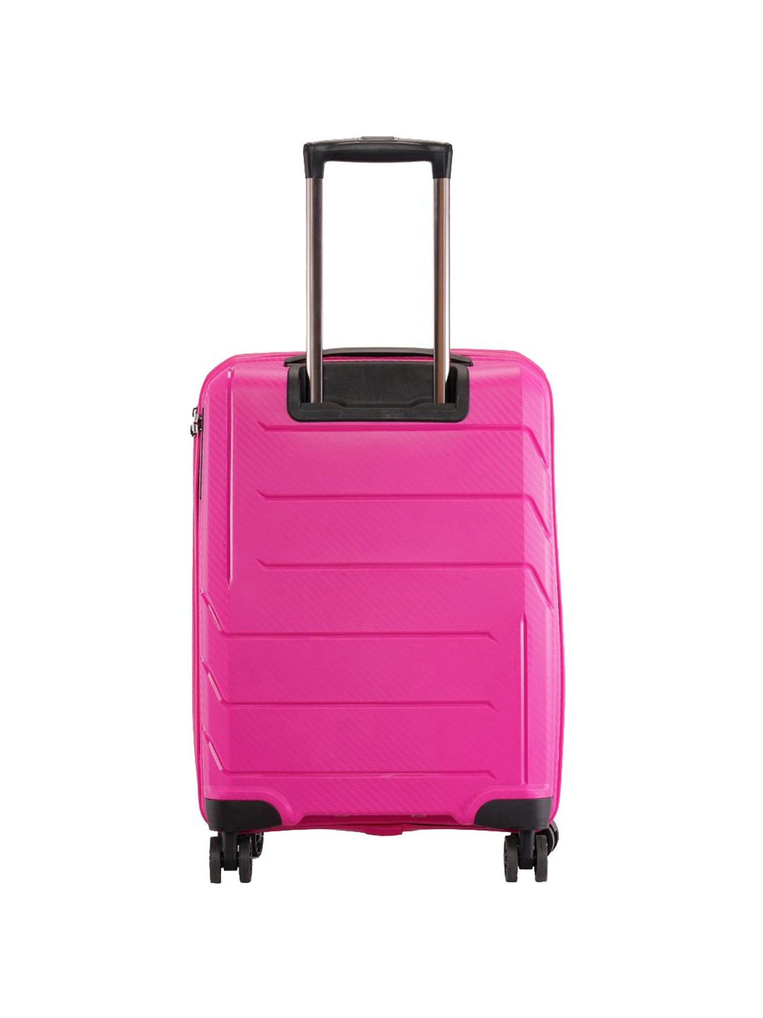 Swiss Brand Matterhorn Pink Textured Hard Cabin Trolley Bag - 20 cm