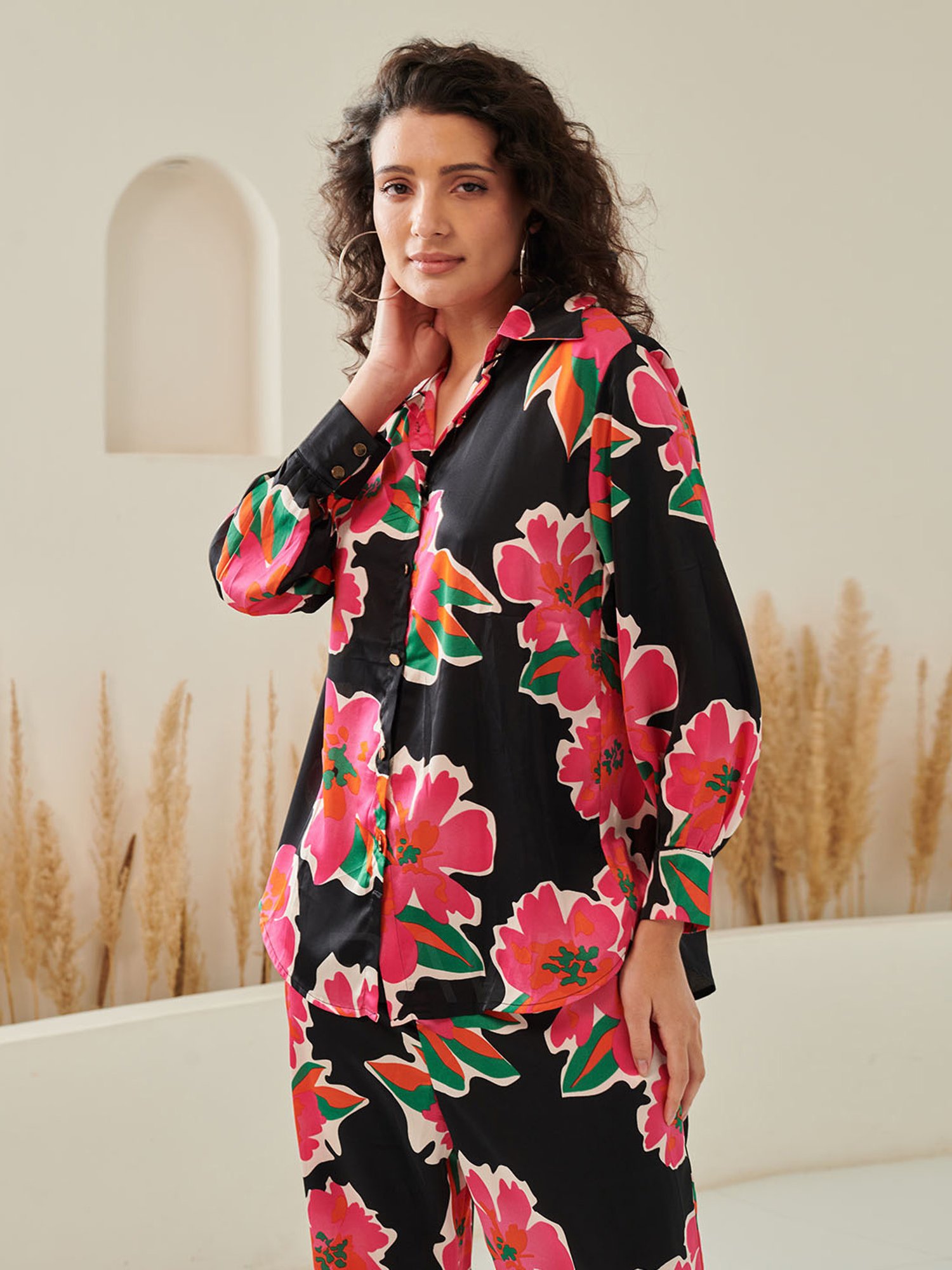 Dusk Attire Multicolor Jade Co-ord Set