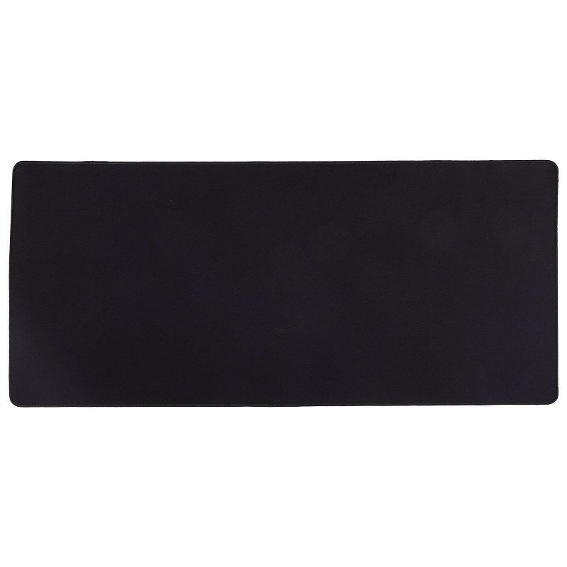 Extended Mouse Pad Large Desk Pad Mouse Pad Non-Slip and Water Resistant Surface, Black, 35 x 15.8 Inches