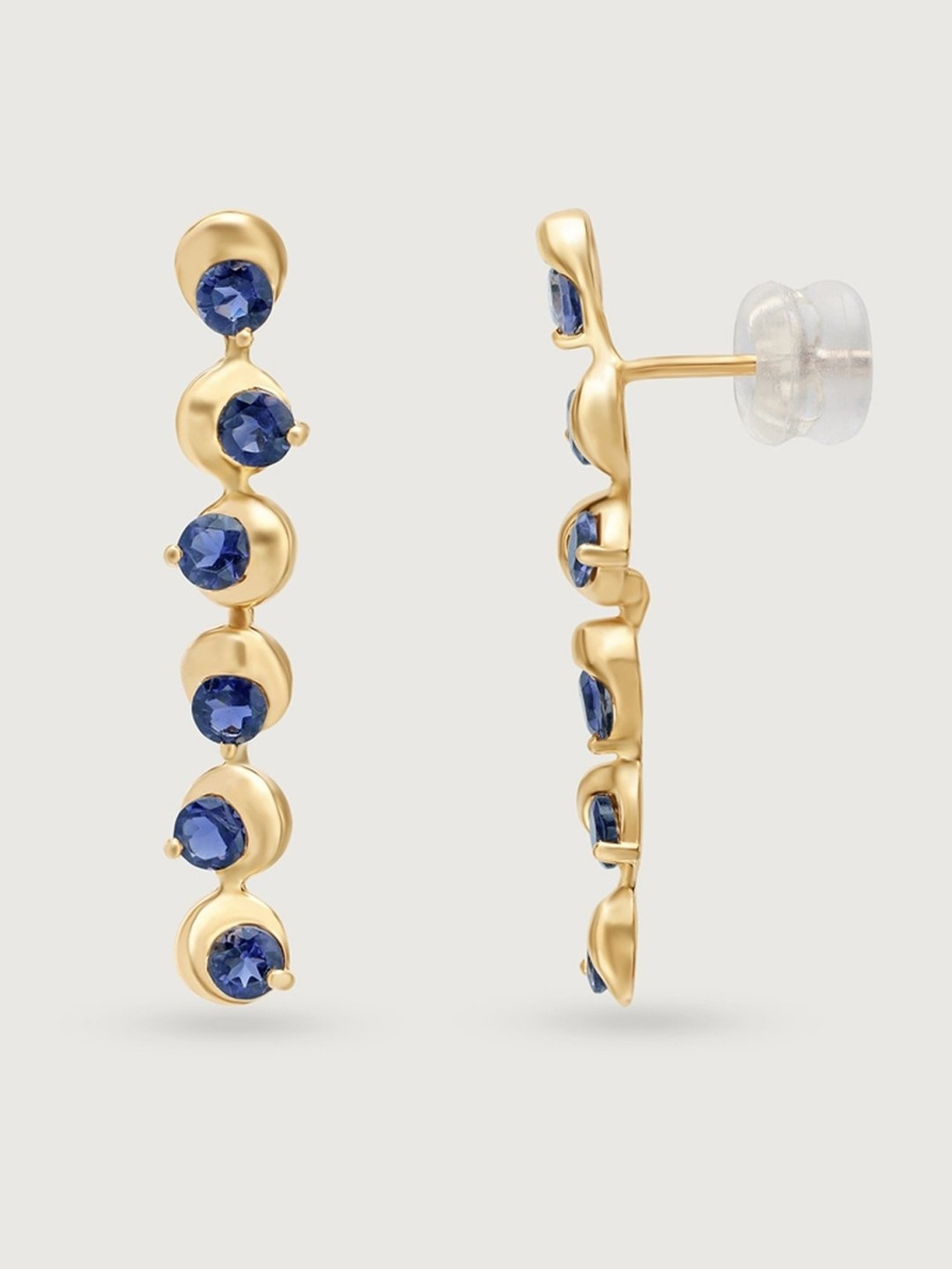 P.C. Chandra Jewellers 14 kt Gold Earrings