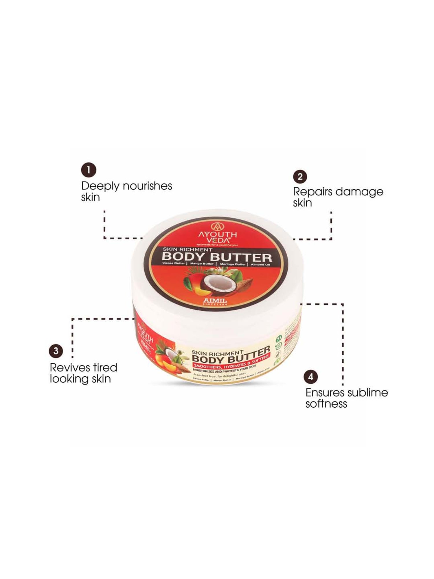 The Love Co. Cherry Blossom Body Butter - 200 gm