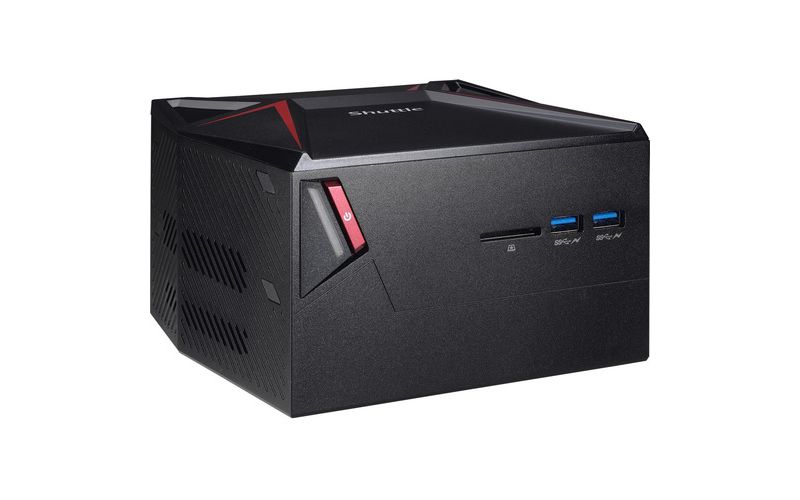 Shuttle XPC nano X1 Desktop Computer - Core i5 i5-7300HQ - 8 GB RAM - 1 TB HDD - 128 GB SSD - Mini PC - Windows 10 Home - NVIDIA GeForce GTX 1060 3 GB