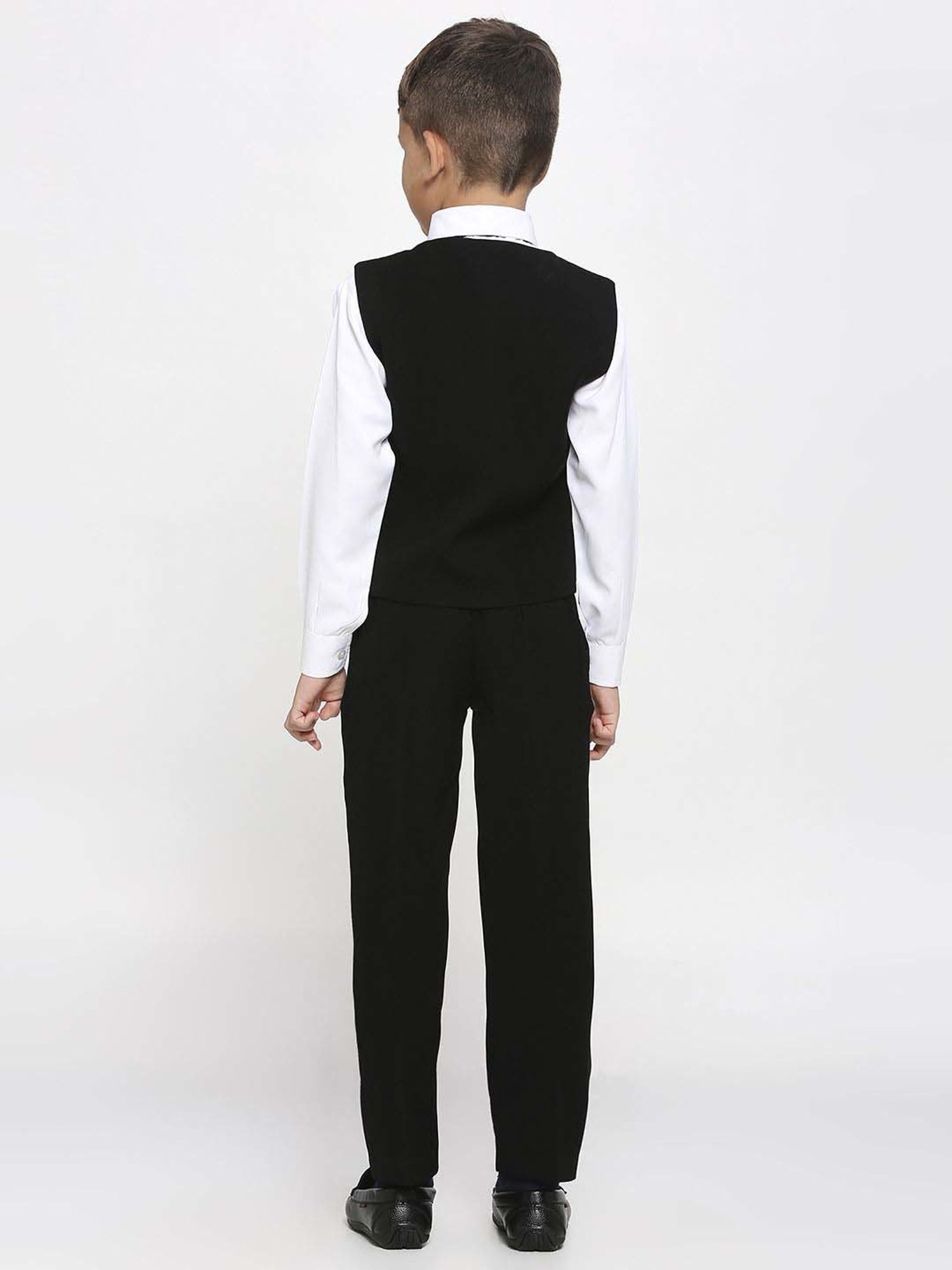 Blue Giraffe Kids Black & Pink Regular Fit Shirt Set