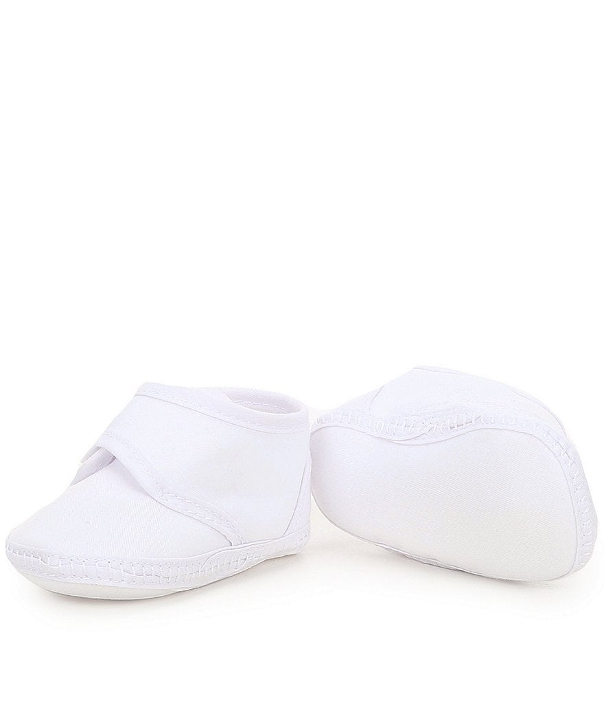 Baby Deer Satin Lace Trim Slipper Crib Shoes