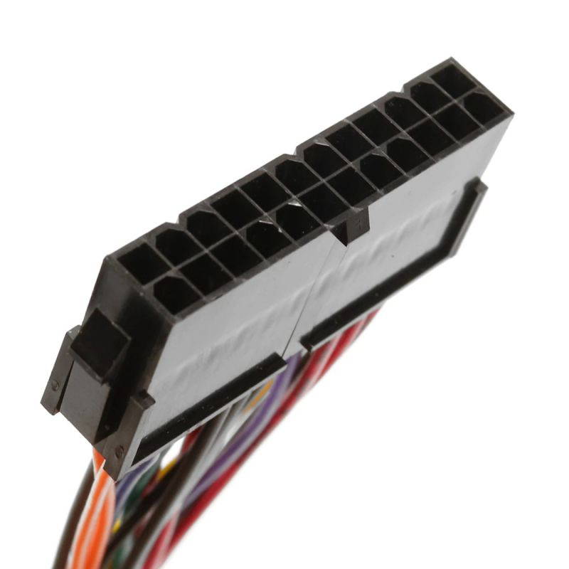 XT-XINTE ATX PSU Standard Female 24Pin to Mini 24P Male Internal Power Cable Adapter Converter Cable for DELL 780 980 760 960 PC