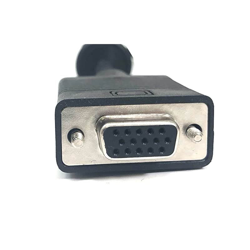 Connectors Inc 25 feet XSVGA Coaxial HD15 Male To Female Extension Cable Double Shield with Ferrites M05110GDS