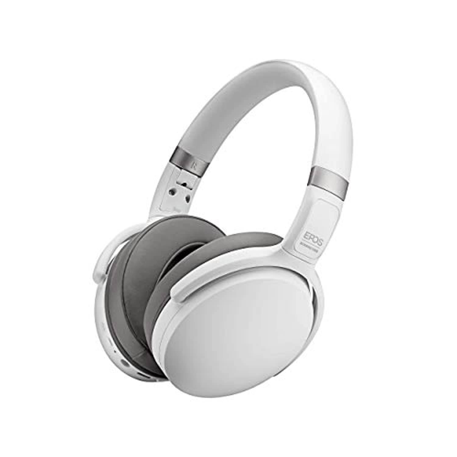 EPOS | SENNHEISER Adapt 360 White (1000210) - Dual-Sided, Dual-Connectivity, Wireless, Bluetooth, ANC Over-Ear Headset | for Mobile Phone  and  Softphone | Teams Certified (1000210)