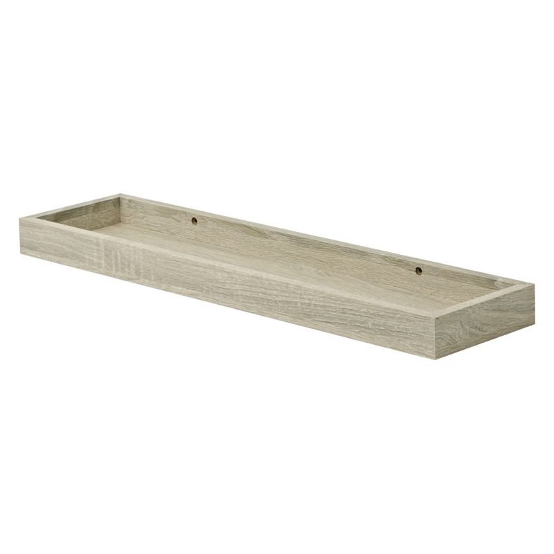 Wood Wall Shelf 24" Brown