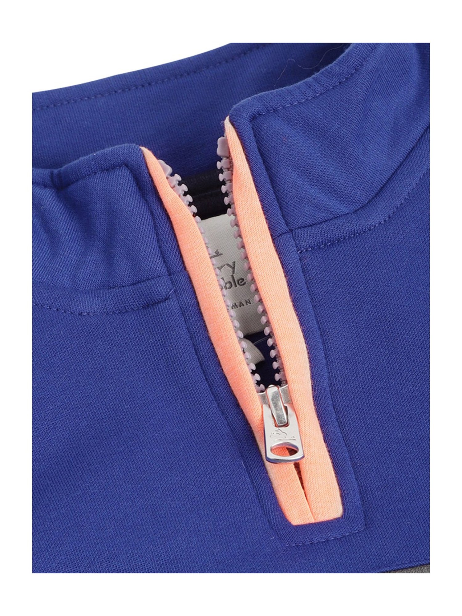 Cherry Crumble by Nitt Hyman Kids Blue Color Block Pattern Sweatshirt