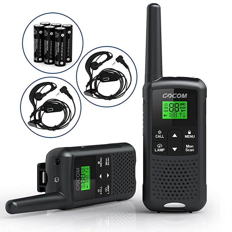 Walkie Talkies For Adults TwoWay Radio 2662 Channels USB Rechargeable Walkie Talkies Long Range VOX amp NOAA Weather Scan Hands Free LED Flashlight For Outdoor Hiking Camping Travel Excursion