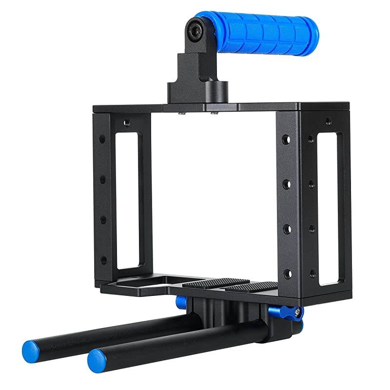 Aluminum DSLR Camera Rig Cage for DSLR Camera/Video 5D Mark II