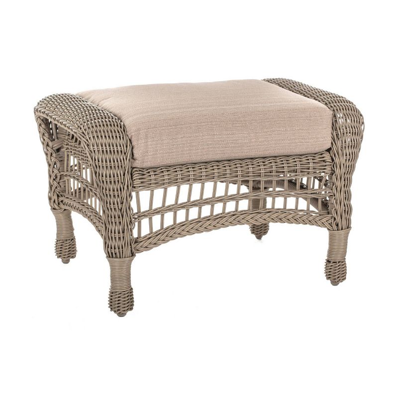 Mirabelle Outdoor Ottoman - Gold - Adore Decor
