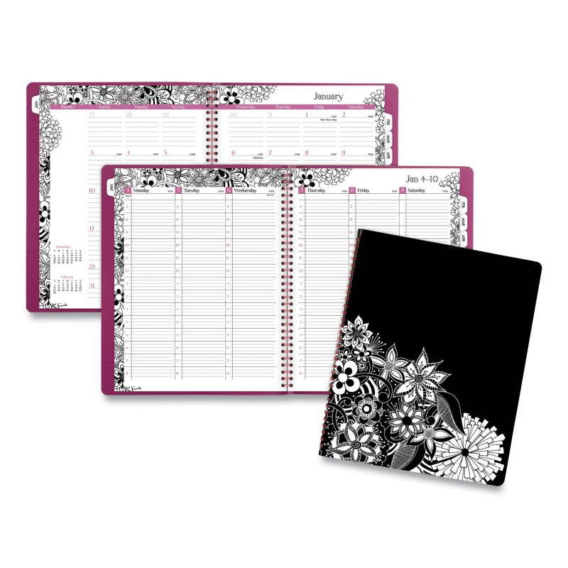 Cambridge Floradoodle Professional Weekly/Monthly Planner 11 x 8.5 2021-2022