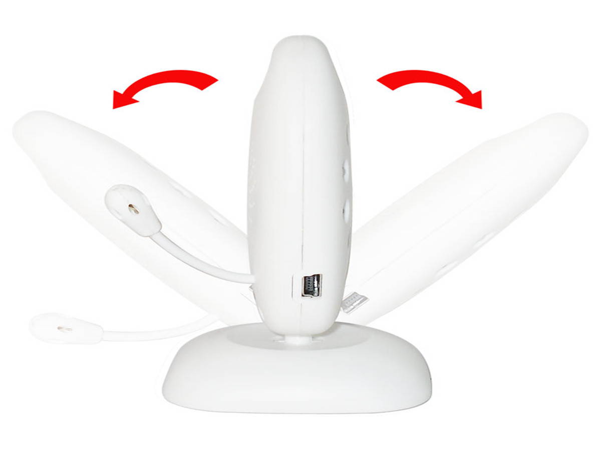 Wireless baby monitor IAOGOU VB601 supports baby voice intercom (wireless-white)