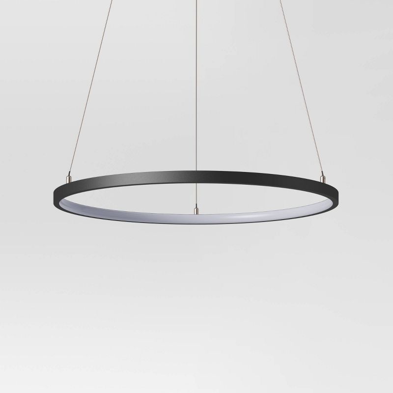 25" LED Neon Pendant Lamp Black - Project 62™