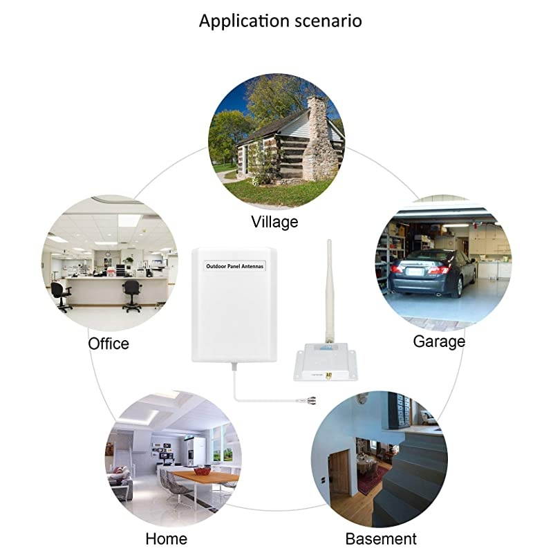 Signal Boosters AT&T T-Mobile Cell Phone Signal Booster 4G LTE  High Gain FDD 700Mhz Band 12/17 Mobile Phone Signal Amplifier Repeater for Home and Office