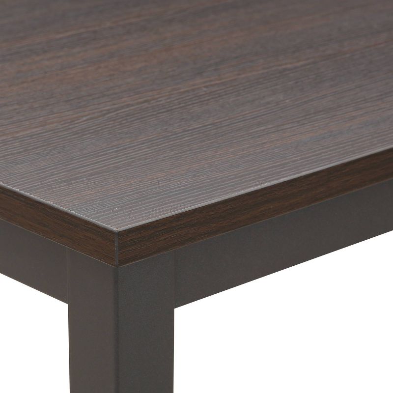 Jane Office Desk Walnut/Black - Edgemod