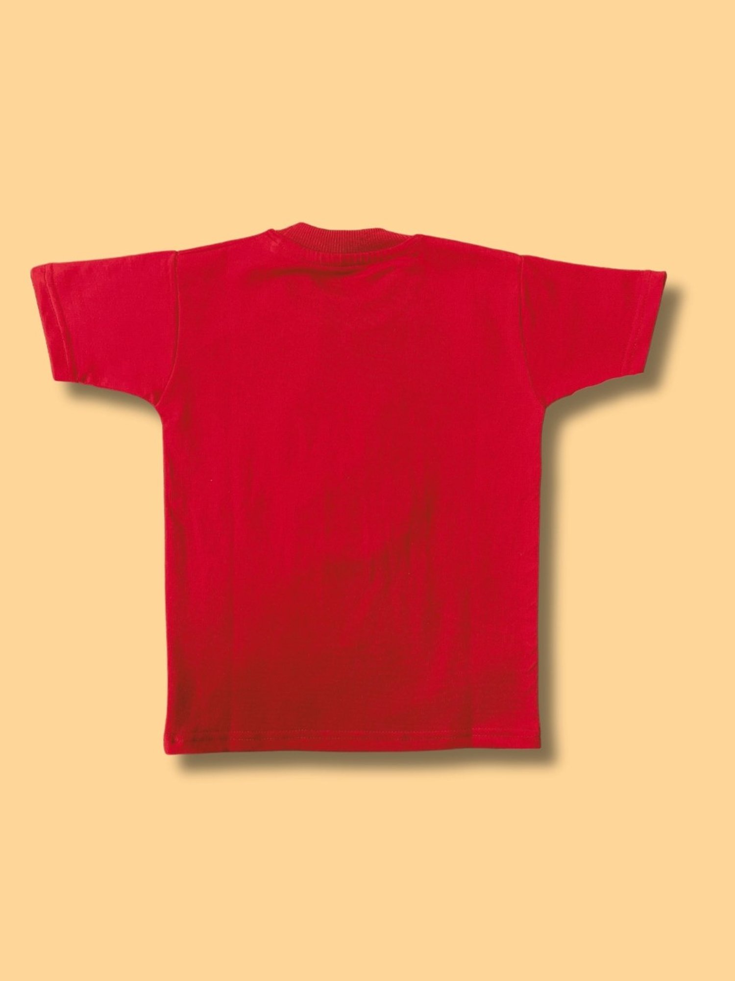 Tippy Top Kids Red Self Design T-Shirt