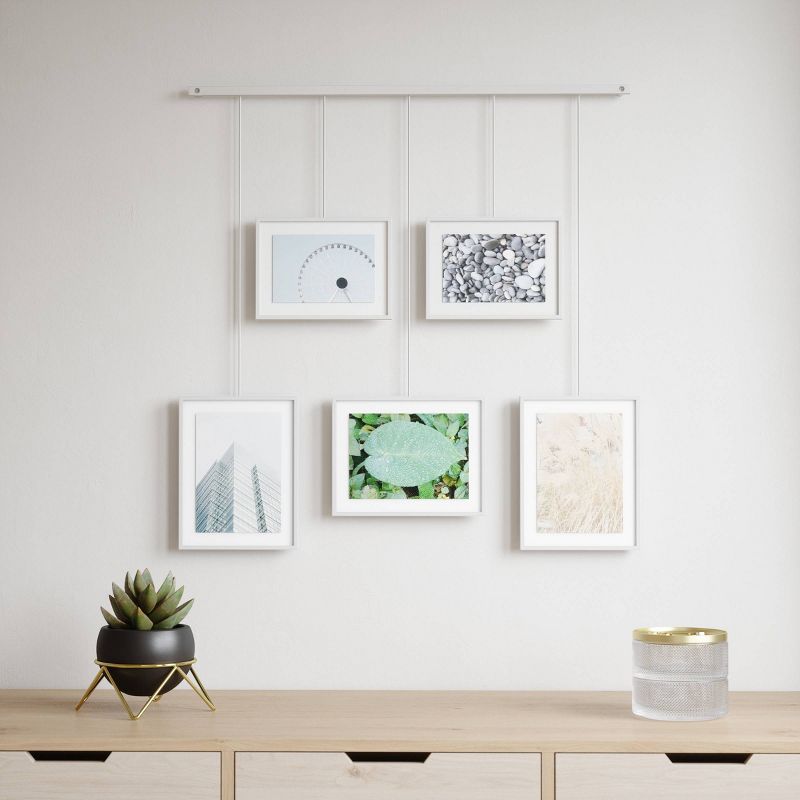 Exhibit Gallery Multiple Images Display Frame White - Umbra