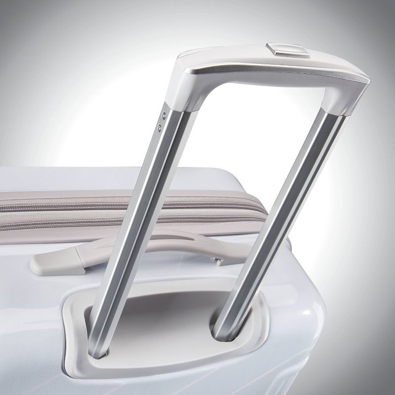 American Tourister 25'' Moonlight Hardside Spinner Suitcase - Iridescent White