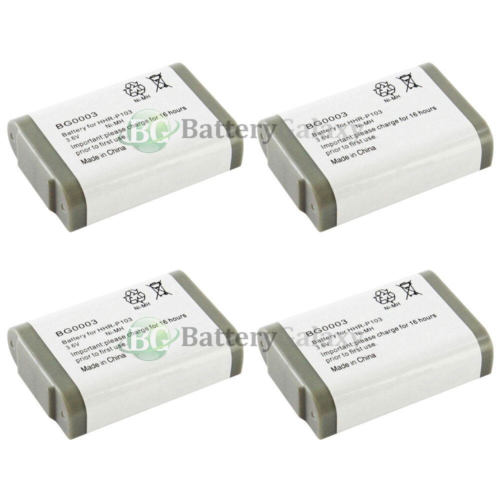 4 Cordless Home Phone Rechargeable Battery for VTECH 80-5808-00-00 89-1324-00-00