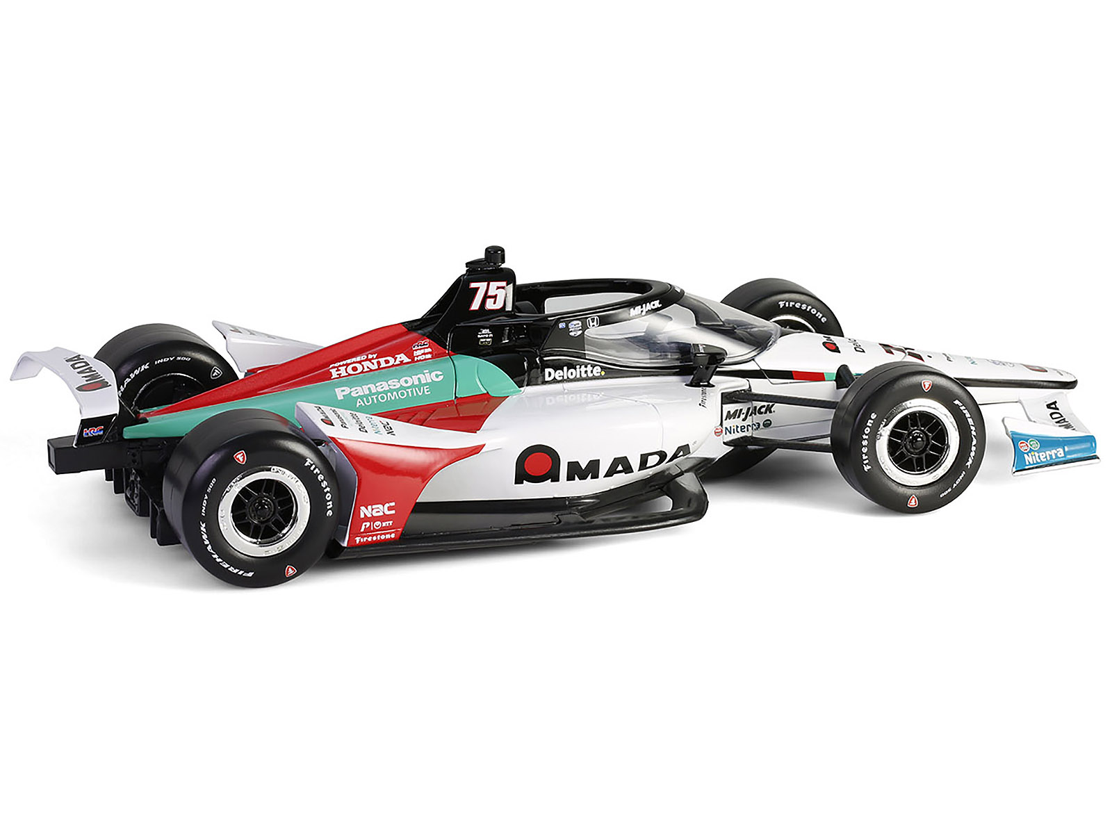 Dallara IndyCar #27 Kyle Kirkwood "AutoNation" Andretti Autosport "NTT IndyCar Series" (2024) 1/18 Diecast Model Car by Greenlight