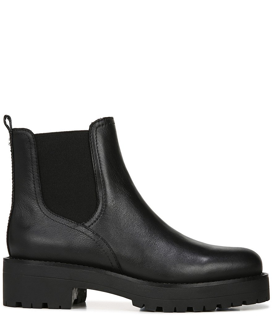 Sam Edelman Justina Waterproof Leather Chelsea Booties