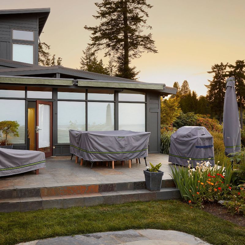 76" Soteria RainProof Patio Umbrella Cover Gray - Duck Covers