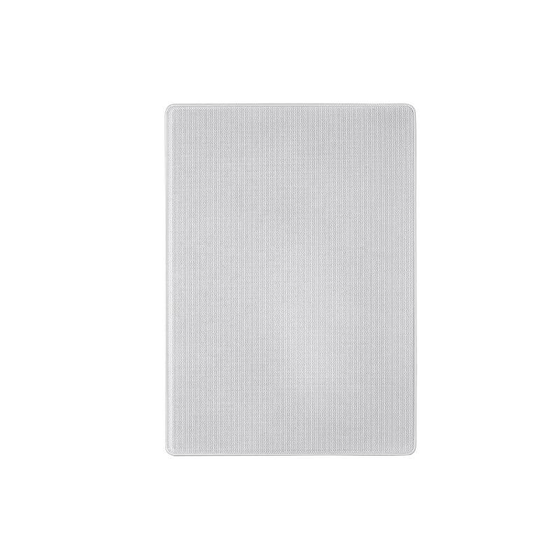 2-Way Carbon Fiber In-Wall Speakers - 8 Inch (Pair) With Paintable Magnetic Grille - Alpha Series