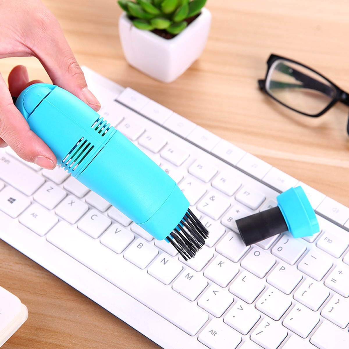 USB Computer keyboard Vacuum Cleaner Mini Desktop Dust Sweeper Collector Handheld Table Cleaning Tool for Office Car Home Pet House
