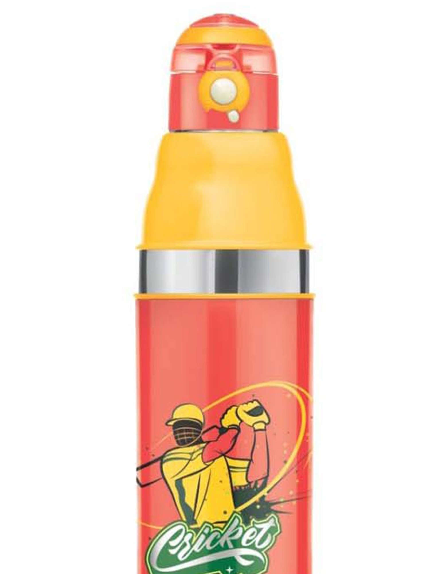 Milton Red Stainless Steel Kool Stunner 900 Inner Steel Water Bottle (0.66 L)