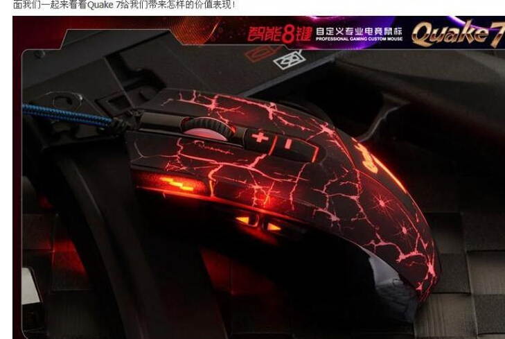 Q7 Black Backlit Gaming mouse wired USB 3200 DPI mouse 8 keys 8button Mouse with lamp For LOL esports CF-specific Game