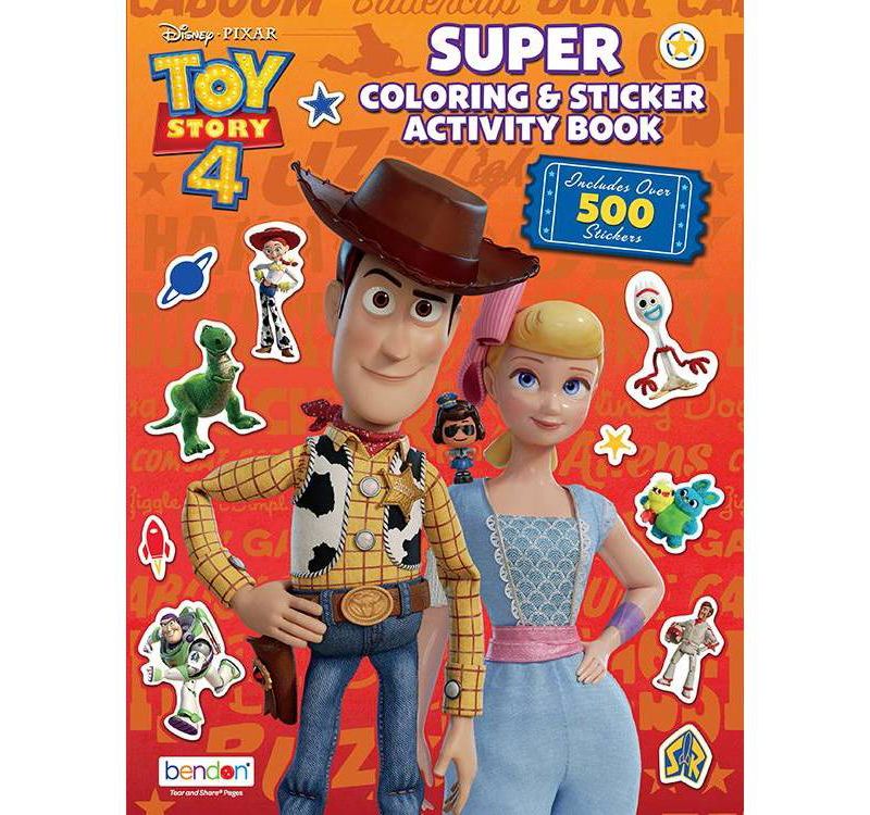 Toy Story 4 Super Sticker Book (Paperback)