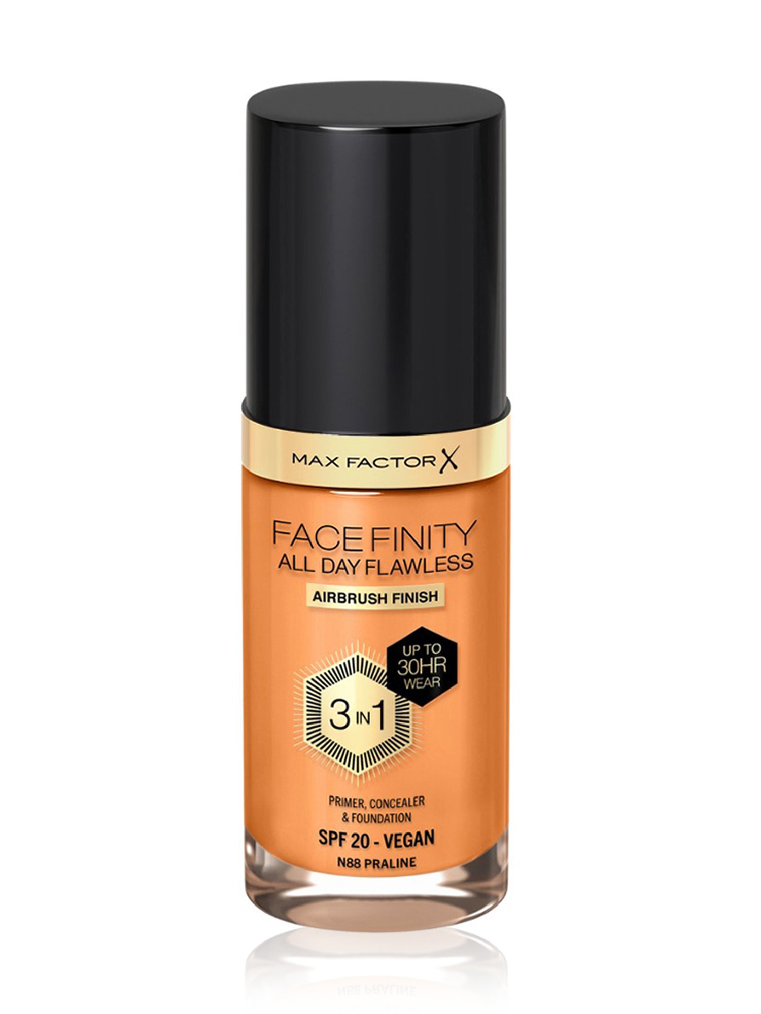 Max Factor Facefinity All Day Flawless 3 In 1 Foundation SPF 20 N88 Praline - 30 ml