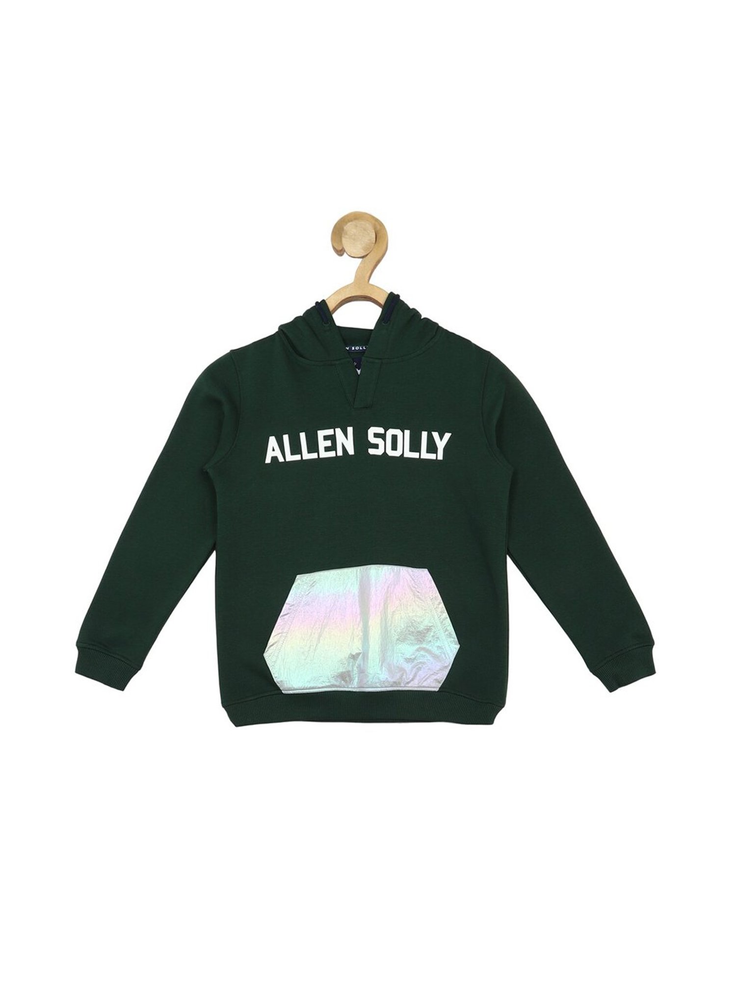 Allen Solly Junior Green Printed Full Sleeves Sweatshirt