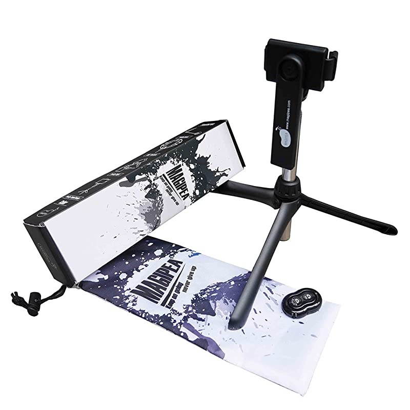 Selfie Stick Tripod with Detachable Wireless Remote Shutter for iPhone & Android: 360&deg; Rotating Phone Holder, Extendable Stick & Reversible Pin, Perfect for TikTok