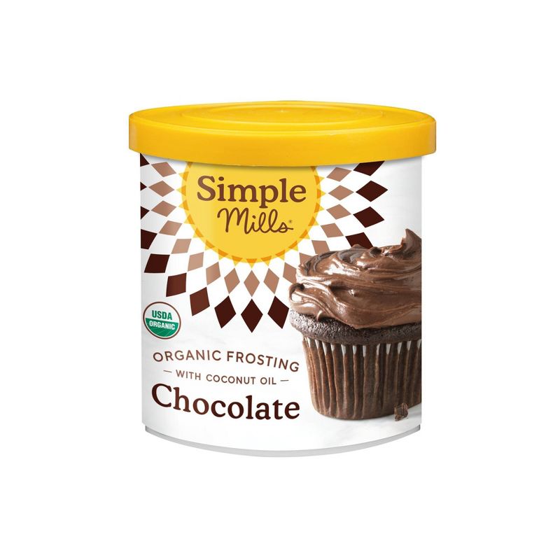 Simple Mills Chocolate Organic Frosting with Coconut Oil - 10oz