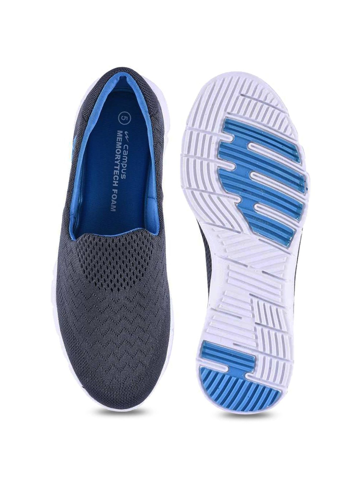 Campus Women's Crown-2 Dark Grey Running Shoes