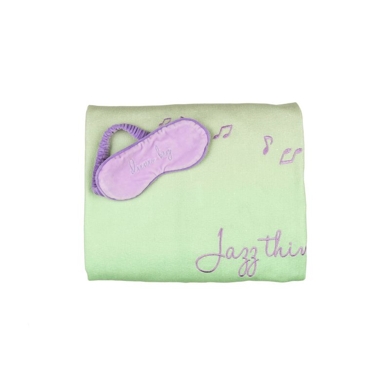 Disney Princess X POPSUGAR Tiana Chenille Throw and Eye Mask