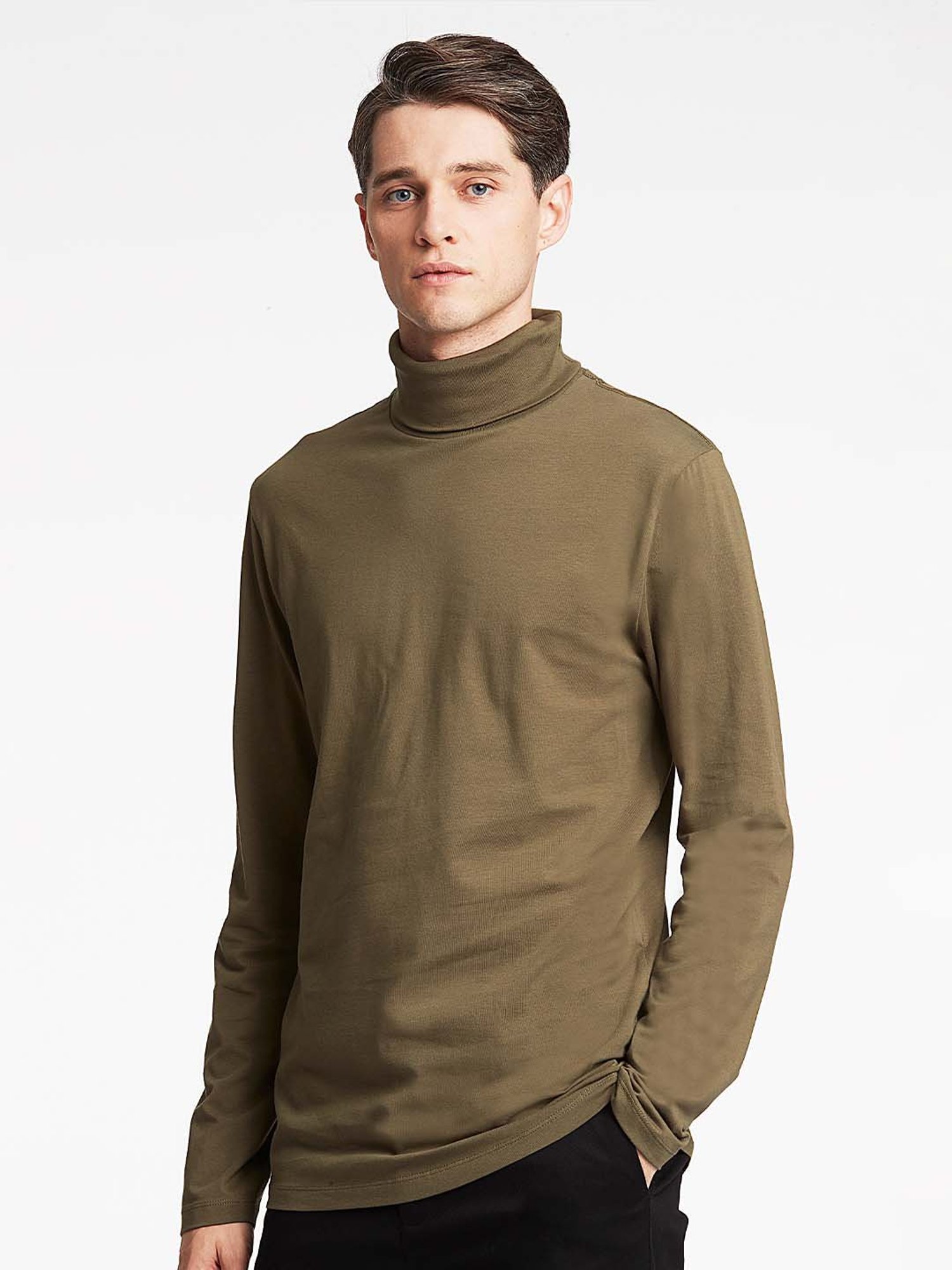 Lindbergh Olive Crew T-Shirt