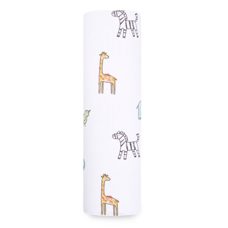 aden + anais Comfort Knit Swaddle Jungle Jammin