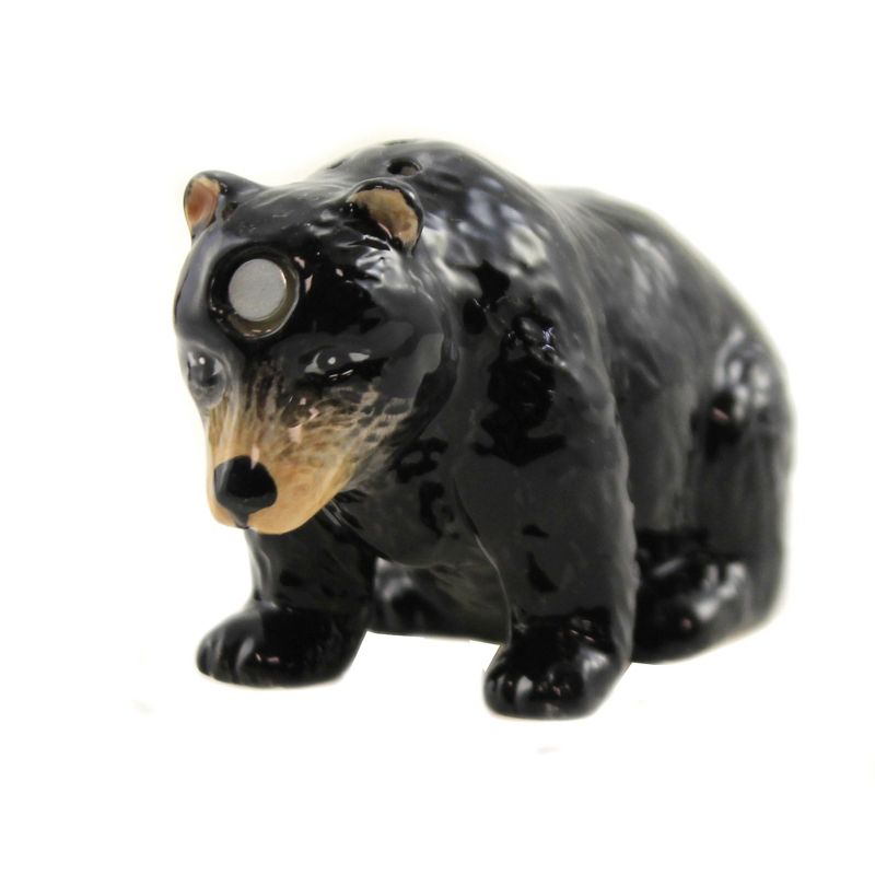 Tabletop 2.5" Stock Market Salt Pepper Set/2 Magnetic Bull Bear Dow Pacific Trading  -  Salt And Pepper Shaker Sets