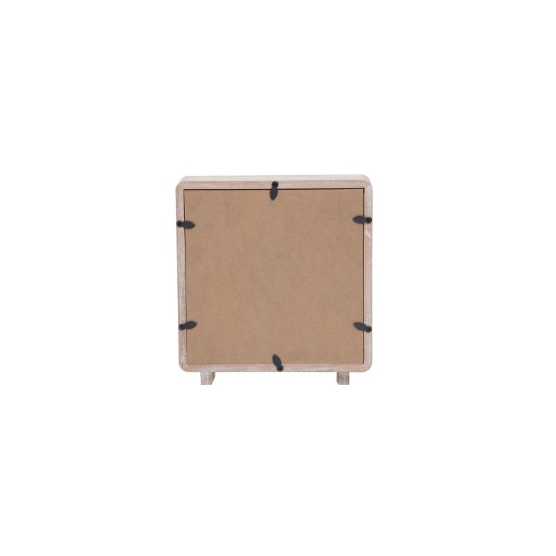 Small Weathered Table Clock White - Stonebriar Collection