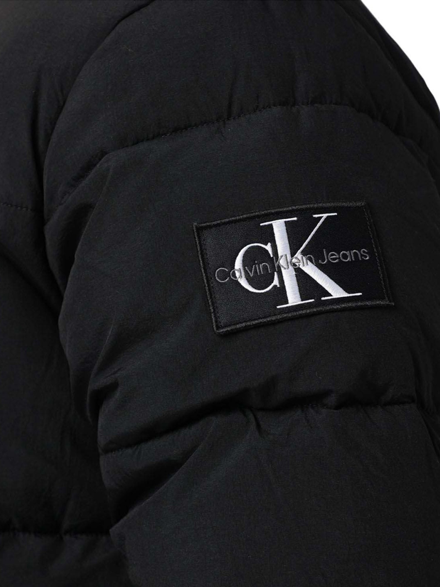 Calvin Klein Jeans Black Regular Fit Bomber Jacket