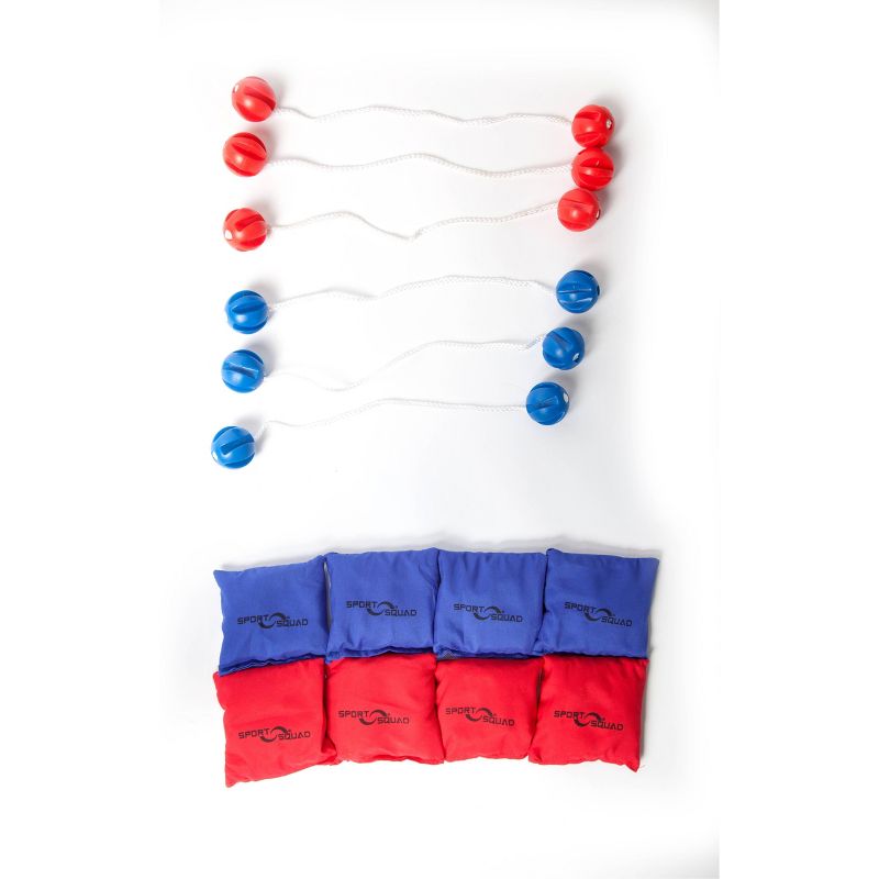 Sport Squad 2-in-1 Indoor/Outdoor Cornhole and Ladder Toss Game Set